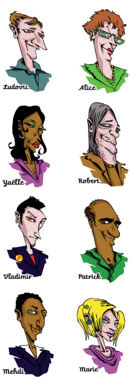personnages-jeu-cite-ok citoyens voisinnage régulation de conflits
